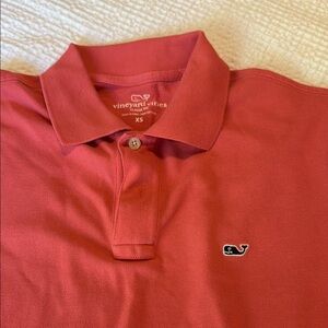 Vineyard Vines Pink Polo Shirt Classic Style